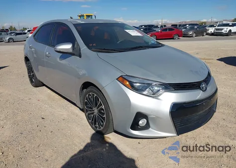 2014 Toyota Corolla S Plus from USA, damaged, VIN 5YFBURHE2EP012102
